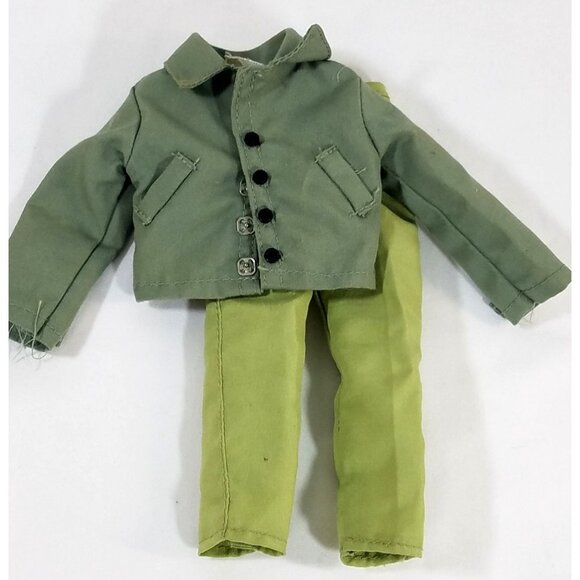 G.I. Joe By Hasbro Army Green Jacket & Pants Doll Clothes Set Vintage 1999 - Picture 1 of 9